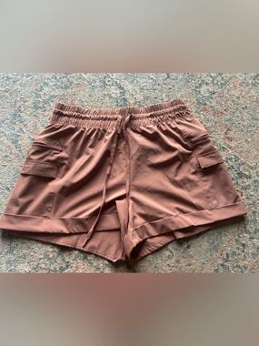 Layer 8 Dusty Rose Athletic Drawstring Shorts